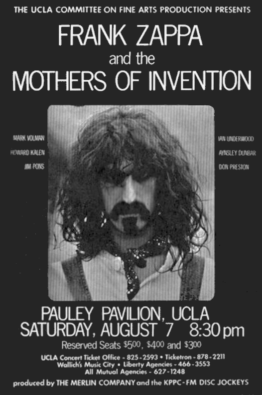 07/08/1971Pauley Pavilion @ UCLA, Los Angeles, CA [3]
